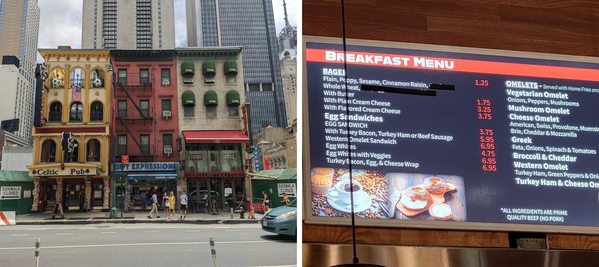 PIZZA CAFE Menu